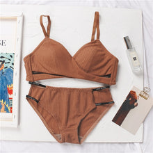 Load image into Gallery viewer, Padded One-Piece Bra & Briefs Set