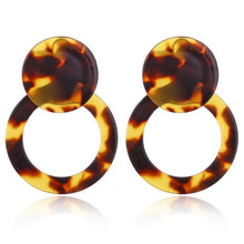 Load image into Gallery viewer, Vintage Dangle Hoop Earrings - MELLIROSE