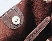 Load image into Gallery viewer, Crocodile Leather Bucket Bag - MELLIROSE