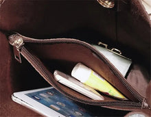 Load image into Gallery viewer, Crocodile Leather Bucket Bag - MELLIROSE