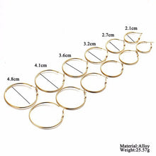 Load image into Gallery viewer, Hoop Earrings 6 Pair Set - MELLIROSE