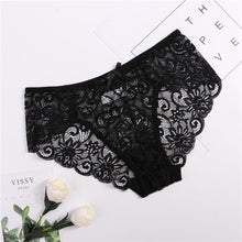 Load image into Gallery viewer, Transparent Lace Hugged Up Panties
Floral Lace Mid-Rise Panties
Breathable Cotton Spandex Panties
Seamless Transparent Lace Panties
Comfortable Lace Briefs for Everyday Wear