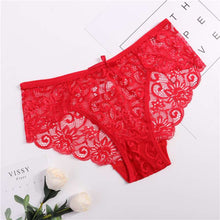 Load image into Gallery viewer, Transparent Lace Hugged Up Panties
Floral Lace Mid-Rise Panties
Breathable Cotton Spandex Panties
Seamless Transparent Lace Panties
Comfortable Lace Briefs for Everyday Wear