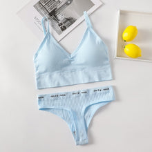 Load image into Gallery viewer, Three-quarter cup push-up bra with matching briefs
