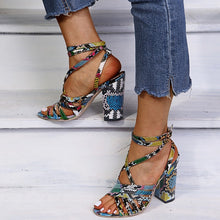 Load image into Gallery viewer, Hollowed Go-To Open Toe Sandal Heels
