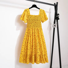Load image into Gallery viewer, Spring Breeze Floral Chiffon Midi Dress

