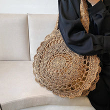 Load image into Gallery viewer, Large Bohemian Knitted Tote Bag
