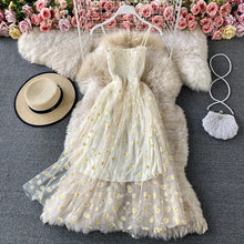 Load image into Gallery viewer, Boho Floral Sleeveless Sun Dress
