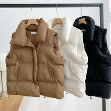 Load image into Gallery viewer, Autumn Winter Y2K Vest Women Warm Down Vest - MELLIROSE
