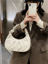 Load image into Gallery viewer, Midnight Dumpling Mini Purse with adjustable chain strap - MELLIROSE
