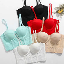 Load image into Gallery viewer, Corset Bustier Bra Tops (available in multiple colors)
