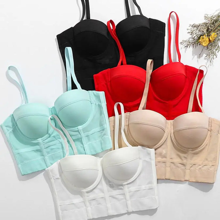 Corset Bustier Bra Tops (available in multiple colors)
