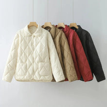Load image into Gallery viewer, Diamond Quilted Cotton Jacket Mellirose
