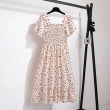 Load image into Gallery viewer, Spring Breeze Floral Chiffon Midi Dress
