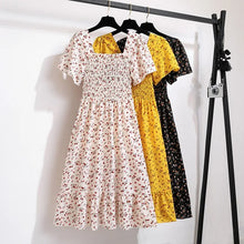 Load image into Gallery viewer, Spring Breeze Floral Chiffon Midi Dress
