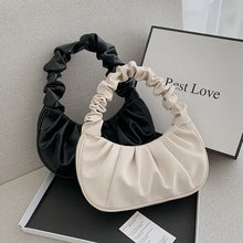 Load image into Gallery viewer, Midnight Dumpling Mini Purse with adjustable chain strap - MELLIROSE
