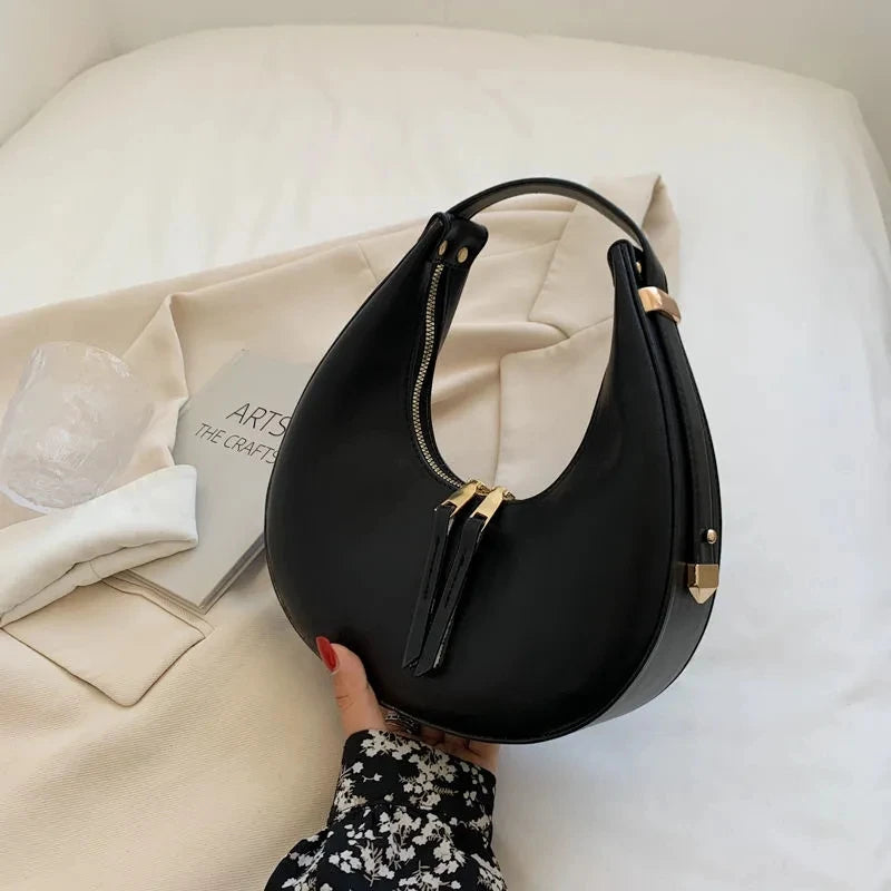 Planet Half Moon Purse