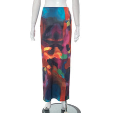 Load image into Gallery viewer, Tie Dye Print High Waist Maxi Skirt
