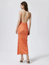 Load image into Gallery viewer, Floral Suspender Backless Summer Dress
