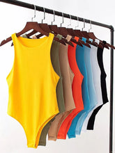 Load image into Gallery viewer, Summer Solid Bodycon Bodysuit - Mellirose

