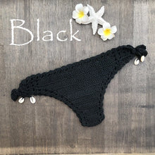 Load image into Gallery viewer, Sexy Bikini Thong Handmade Crochet Swimwear Bottom for Women - Mellirose
