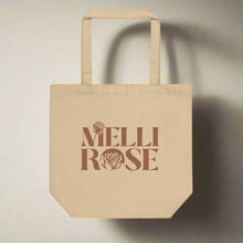 Load image into Gallery viewer, Let&#39;s Blossom Eco Tote Bag
Organic Cotton Reusable Tote
Sustainable Logo Tote Bag
Eco-Friendly Cotton Tote with Logo
Durable Grocery Tote Bag with Dual Straps
