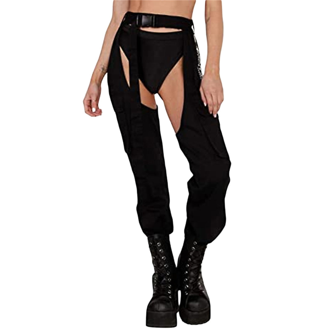 Buckles Bottomless Cargo Pants