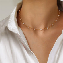 Load image into Gallery viewer, Water Drop Pearls Choker
