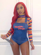 Load image into Gallery viewer, Wanna Play? Chucky Bodysuit Costume
