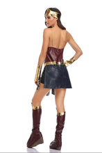 Load image into Gallery viewer, Wonder Woman superhero costume for women
Iconic Wonder Woman outfit with accessories
Amazonian princess superhero costume for cosplay
Wonder Woman Halloween costume with belt and headband
Female Wonder Woman superhero costume for themed parties
