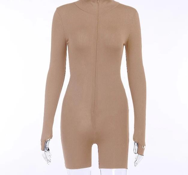 Turtleneck Short Jumpsuit - MELLIROSE