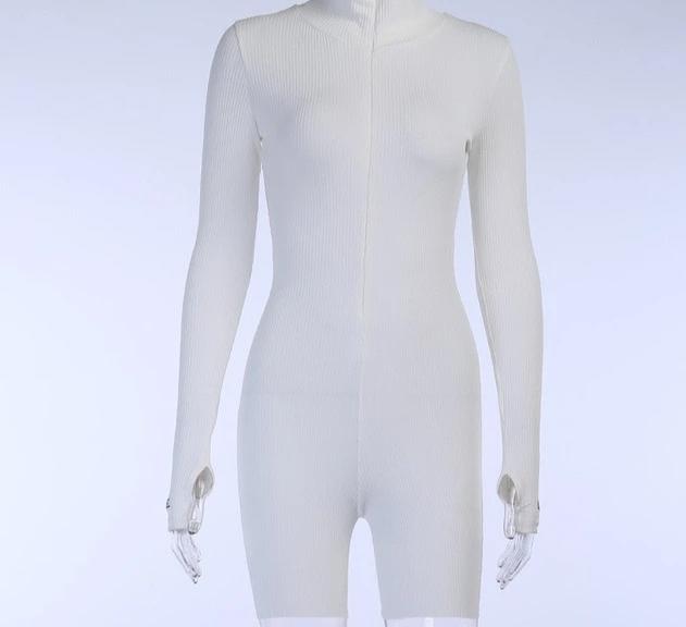 Turtleneck Short Jumpsuit - MELLIROSE