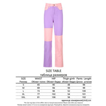 Load image into Gallery viewer, Patchwork Baggy Mom Jeans High Waisted Wide Leg - MELLIROSE

