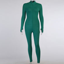 Load image into Gallery viewer, Long Sleeve Turtleneck Jumpsuit - MELLIROSE

