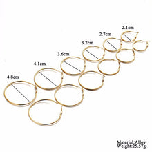 Load image into Gallery viewer, Hoop Earrings 6 Pair Set - MELLIROSE
