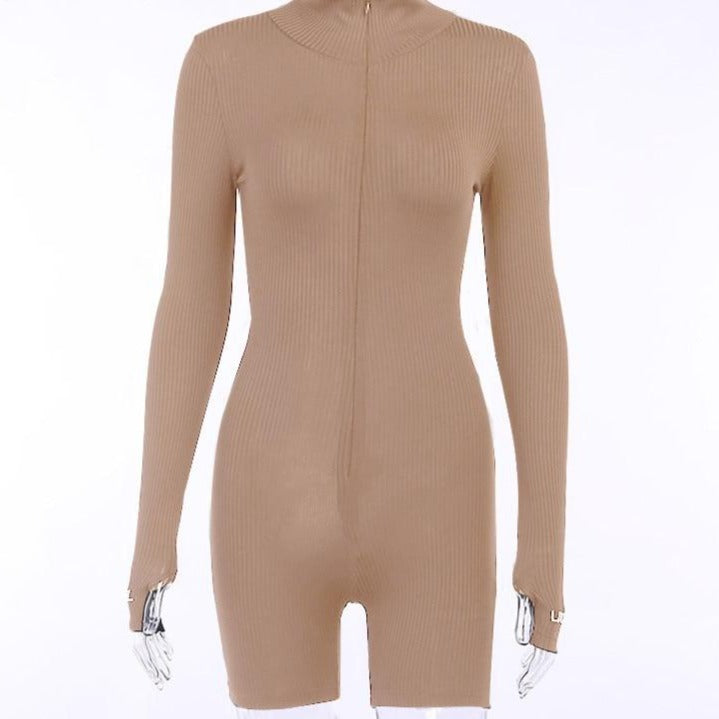 Turtleneck Short Jumpsuit - MELLIROSE