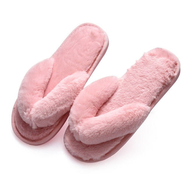 Fur Cozy Slippers - MELLIROSE