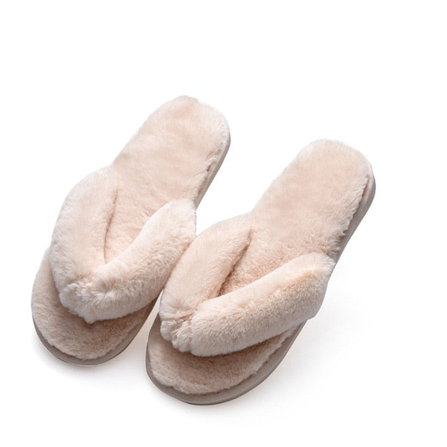 Fur Cozy Slippers - MELLIROSE